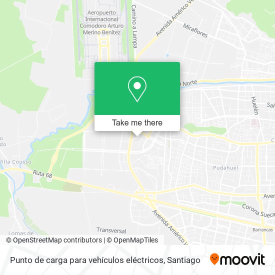 Punto de carga para vehículos eléctricos map