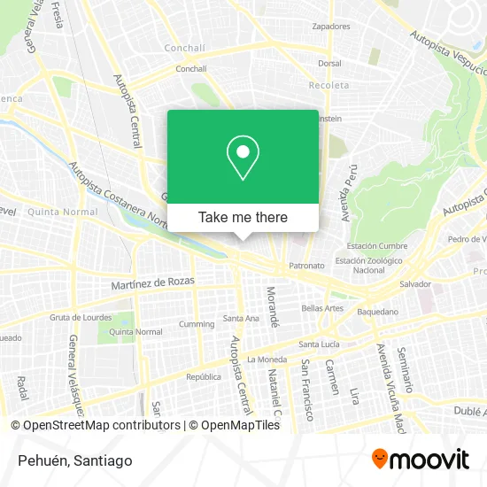 Pehuén map