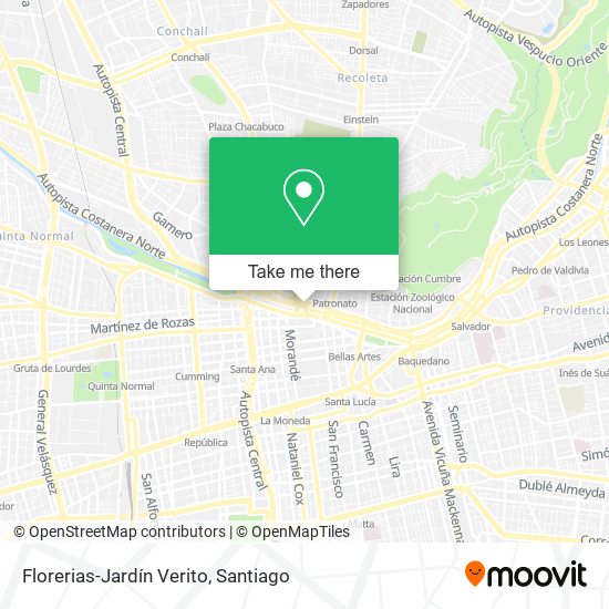 Florerias-Jardín Verito map