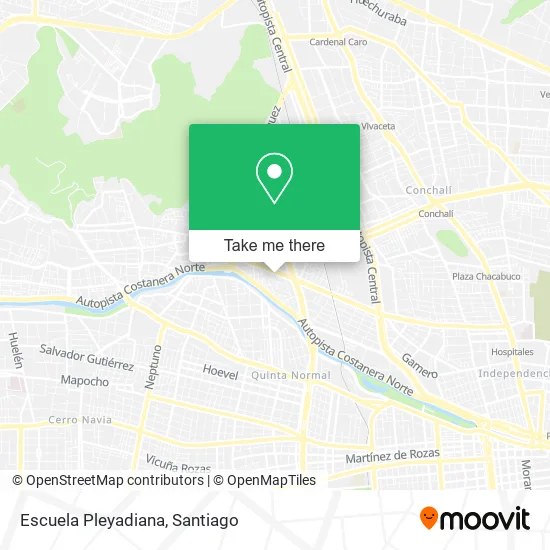 Escuela Pleyadiana map