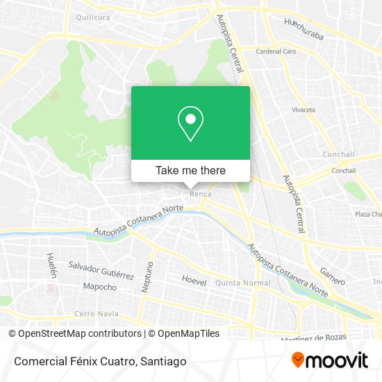 Comercial Fénix Cuatro map