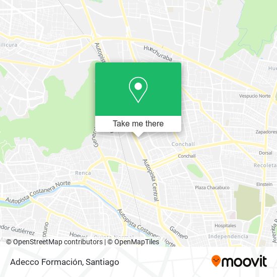 Adecco Formación map
