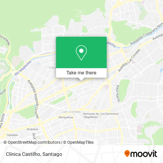 Clínica Castilho map