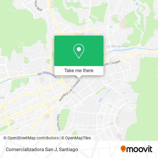 Comercializadora San J map