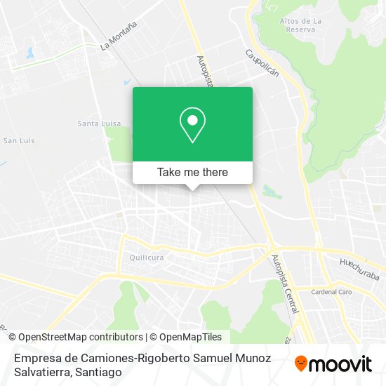 Empresa de Camiones-Rigoberto Samuel Munoz Salvatierra map