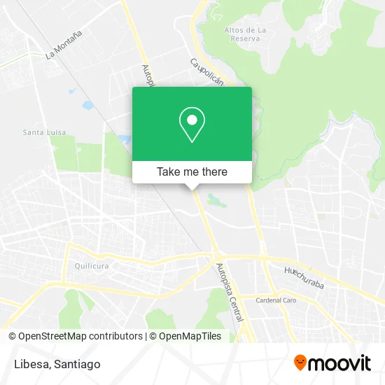 Libesa map