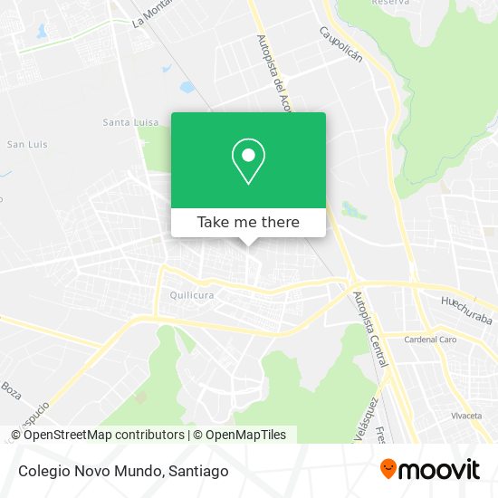 Mapa de Colegio Novo Mundo