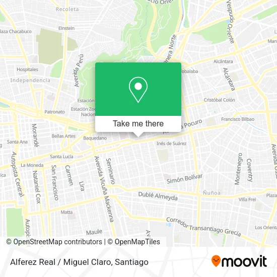 Alferez Real / Miguel Claro map