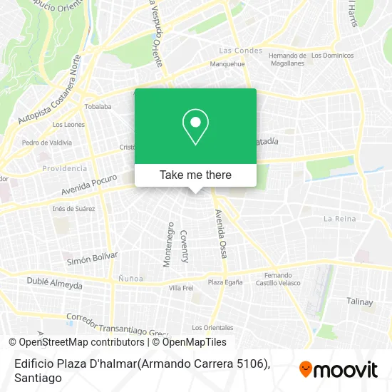 Edificio Plaza D'halmar(Armando Carrera 5106) map