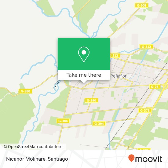 Nicanor Molinare map