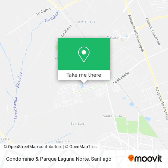 Condominio & Parque Laguna Norte map