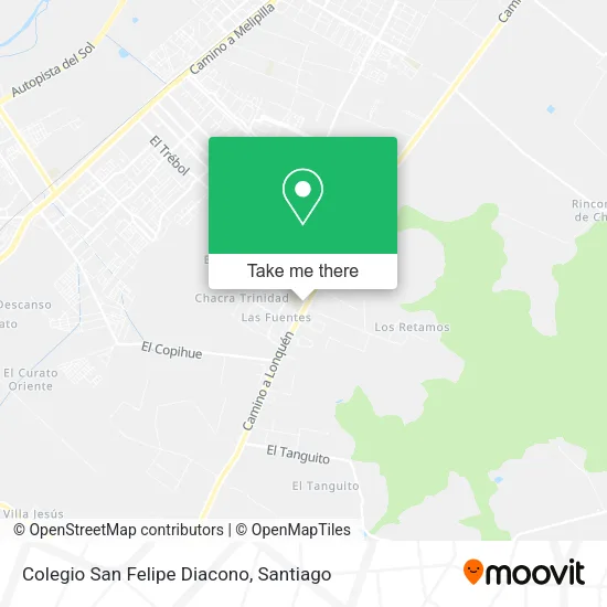 Colegio San Felipe Diacono map