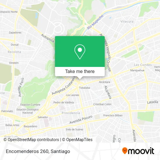 Encomenderos 260 map