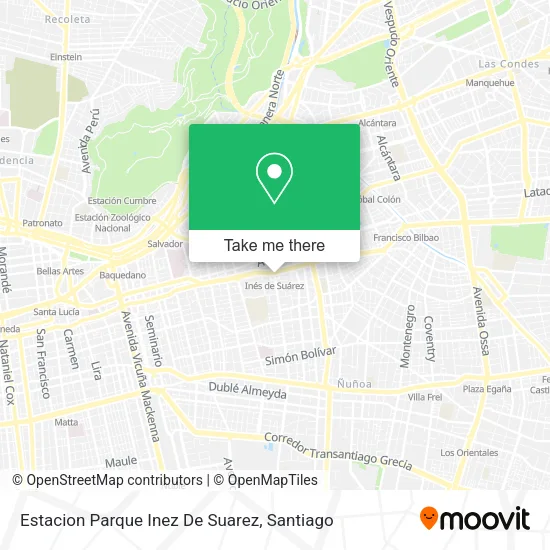 Estacion Parque Inez De Suarez map