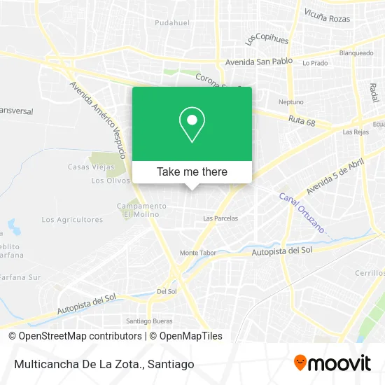 Multicancha De La Zota. map