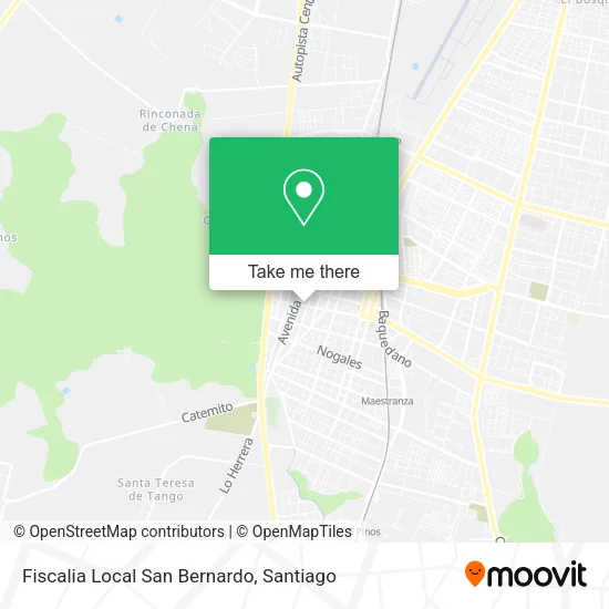 Mapa de Fiscalia Local San Bernardo