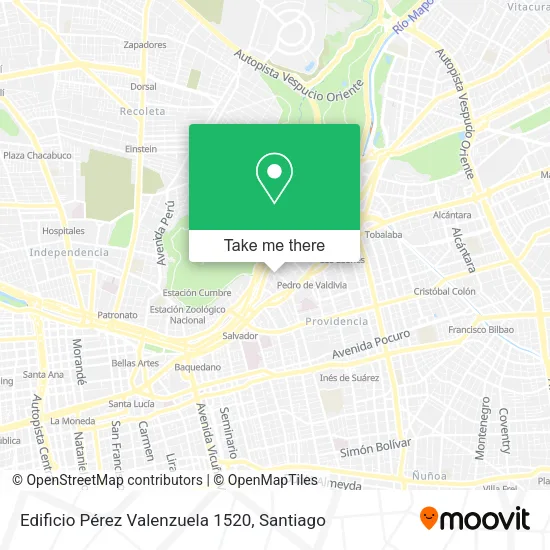 Edificio Pérez Valenzuela 1520 map