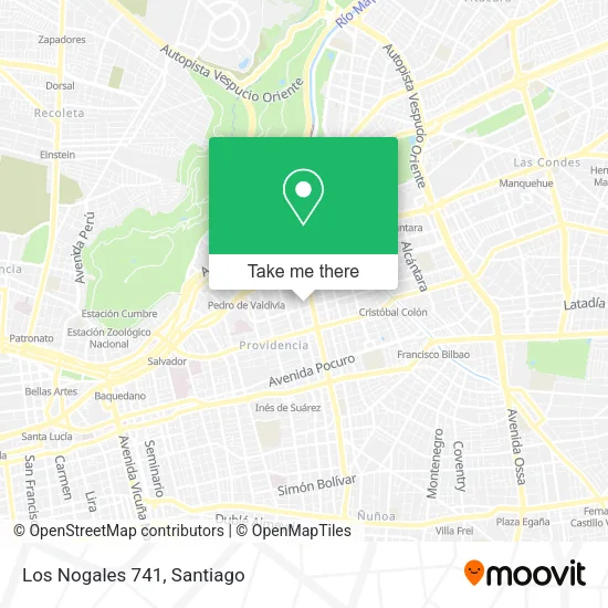 Los Nogales 741 map