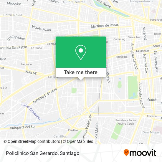 Policlinico San Gerardo map