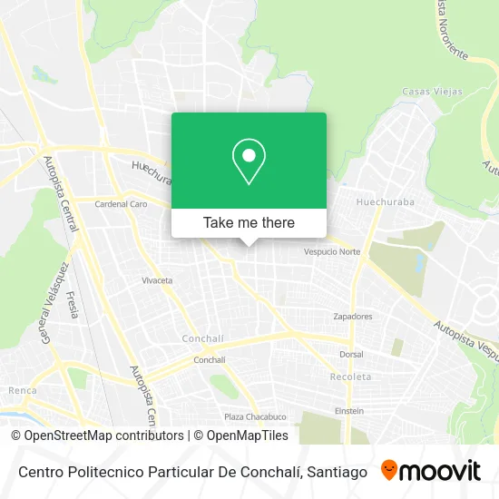 Centro Politecnico Particular De Conchalí map
