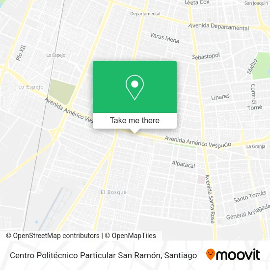 Centro Politécnico Particular San Ramón map