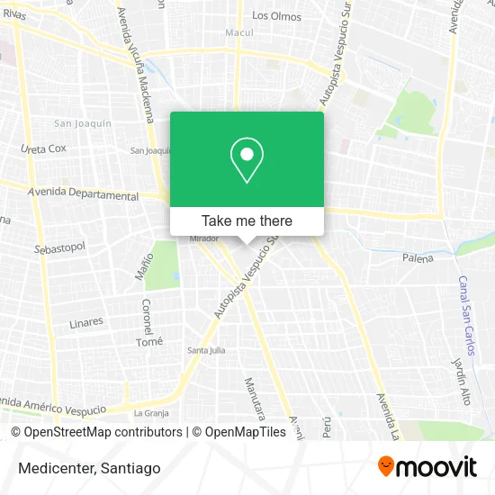 Medicenter map