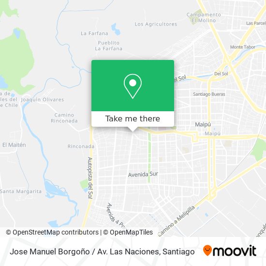 Jose Manuel Borgoño / Av. Las Naciones map
