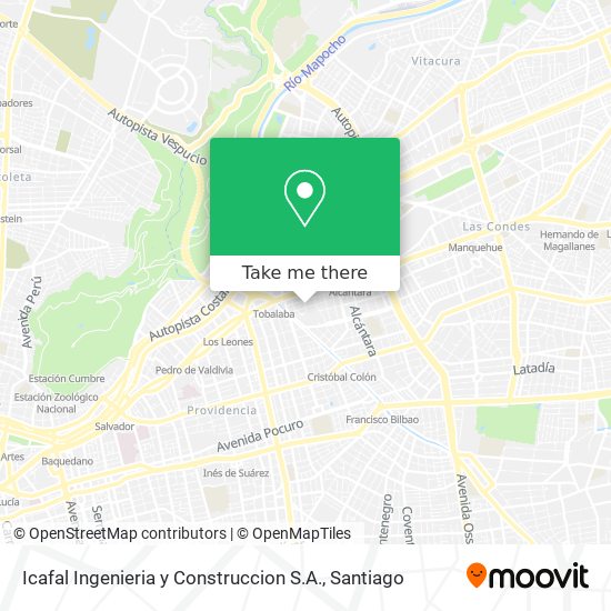 Icafal Ingenieria y Construccion S.A. map