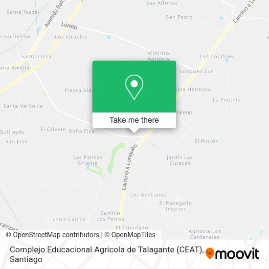 Complejo Educacional Agrícola de Talagante (CEAT) map