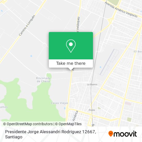 Presidente Jorge Alessandri Rodríguez 12667 map