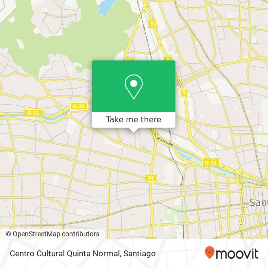Centro Cultural Quinta Normal map