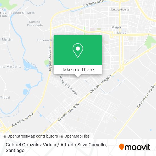 Gabriel Gonzalez Videla / Alfredo Silva Carvallo map