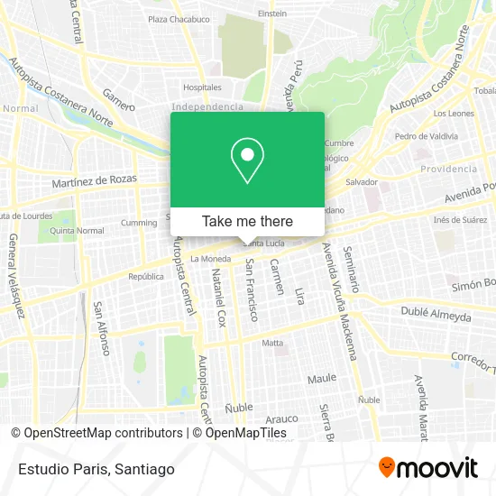 Estudio Paris map