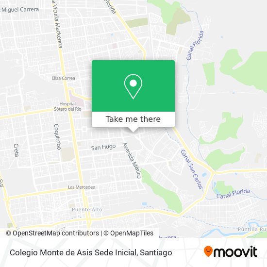 Colegio Monte de Asis Sede Inicial map