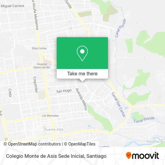 Colegio Monte de Asis Sede Inicial map