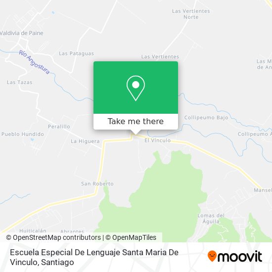 Escuela Especial De Lenguaje Santa Maria De Vinculo map