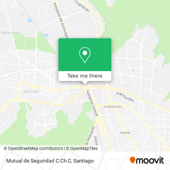 Mutual de Seguridad C.Ch.C map