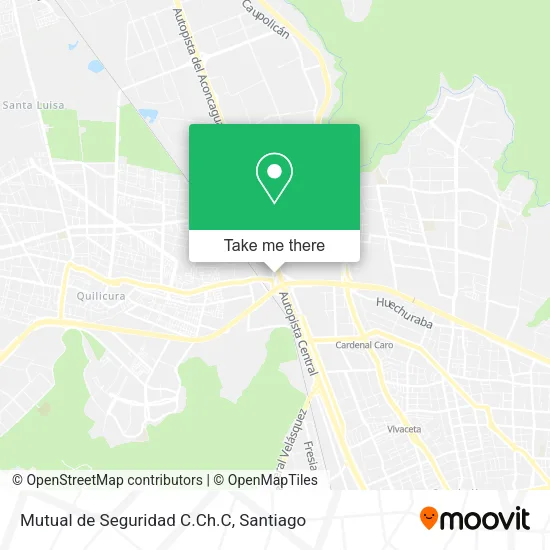 Mutual de Seguridad C.Ch.C map