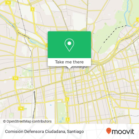 Comisión Defensora Ciudadana map