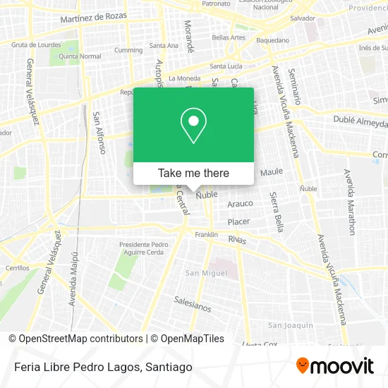 Feria Libre Pedro Lagos map