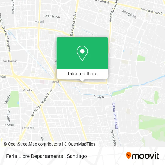 Feria Libre Departamental map