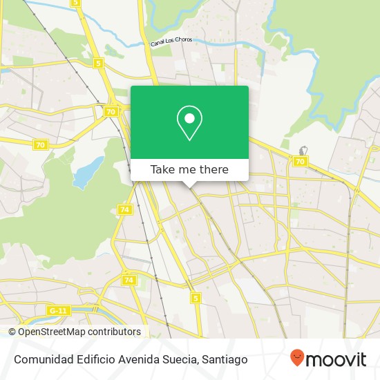 Comunidad Edificio Avenida Suecia map