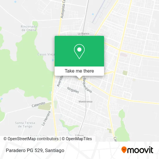Paradero PG 529 map
