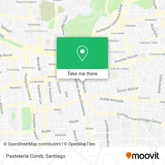 Pasteleria Condi map