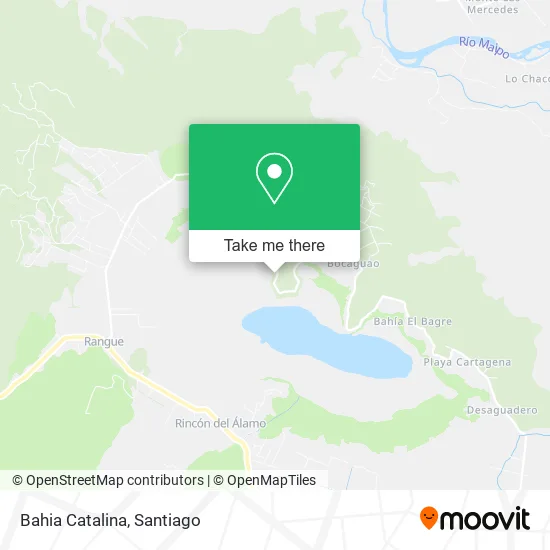 Bahia Catalina map