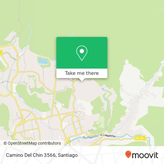 Camino Del Chin 3566 map