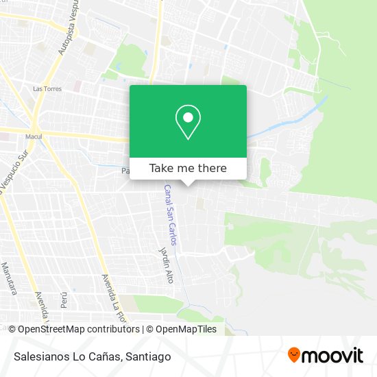 Mapa de Salesianos Lo Cañas