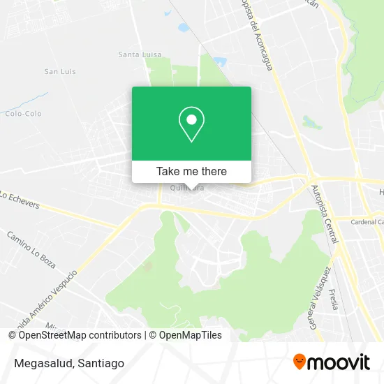 Megasalud map