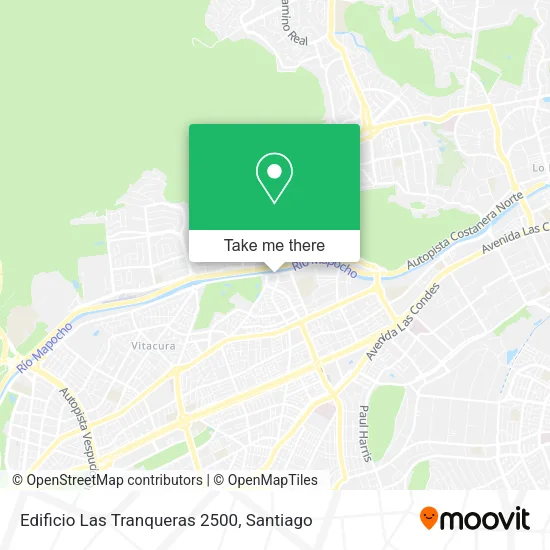 Mapa de Edificio Las Tranqueras 2500