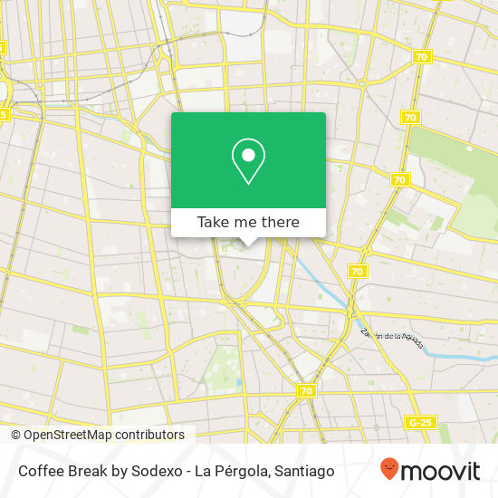 Coffee Break by Sodexo - La Pérgola map